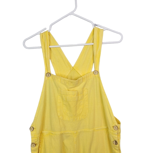 Sacred Threads Yellow Spring Time Boho Romper Overalls Women's M/L - Picture 4 of 15